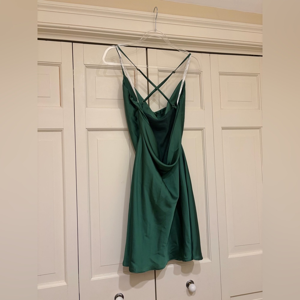 Lovers + Friends Boa Mini Dress in Green - Picture 7 of 7
